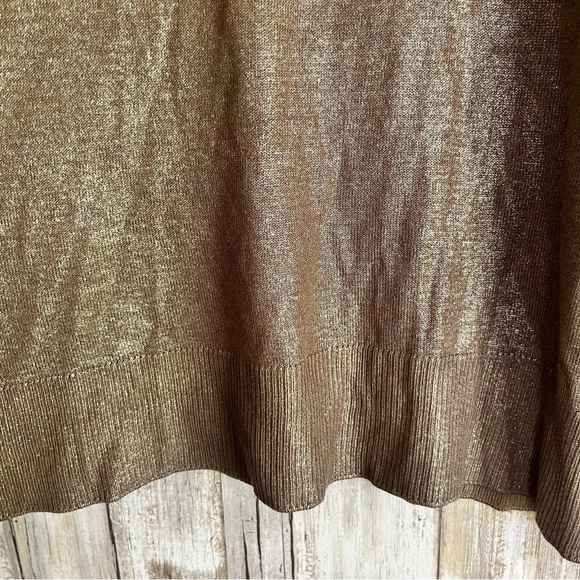 Zara Gold Shimmer Blouse - Picture 2 of 4